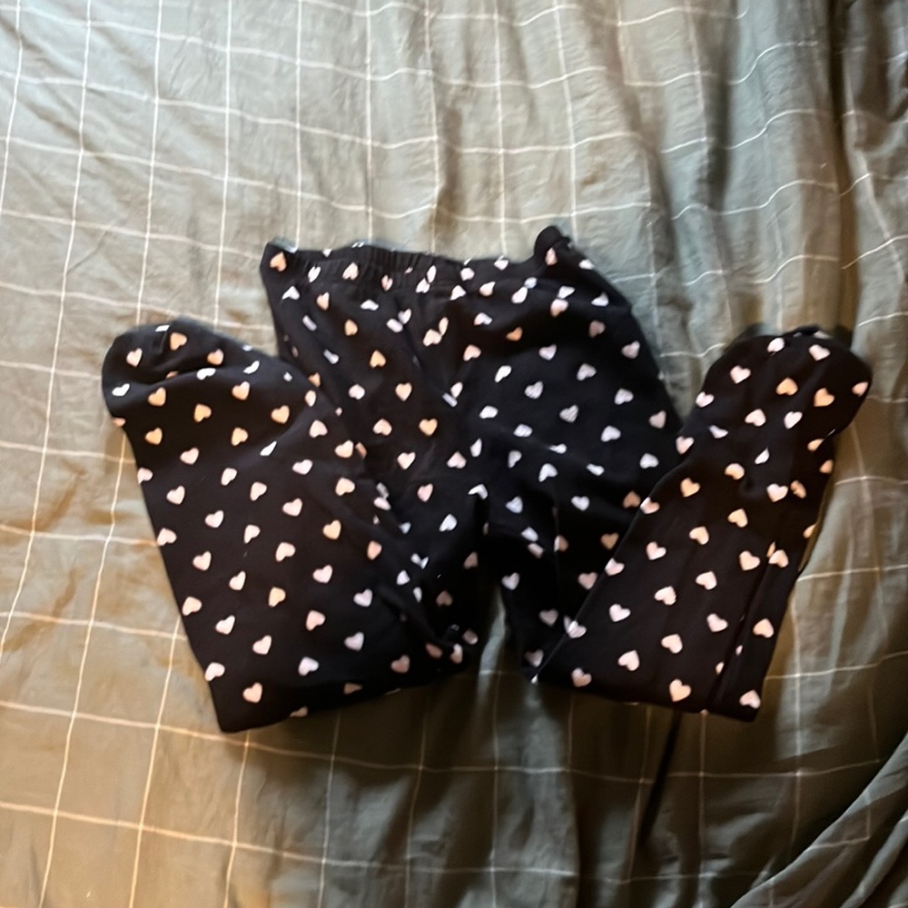 Heart pajama pants, size medium